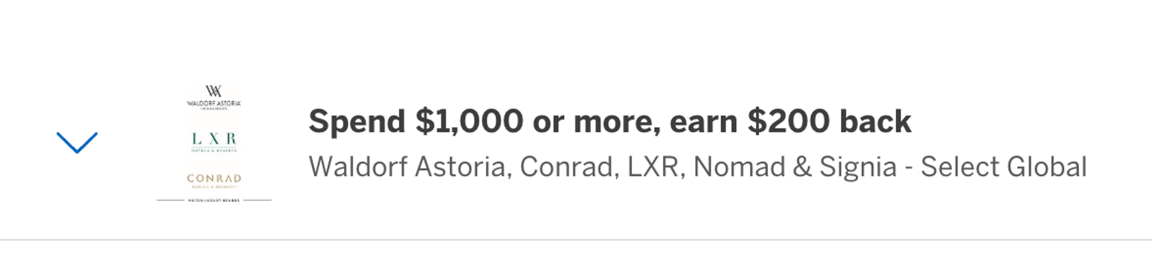 Hilton Merchant Offer