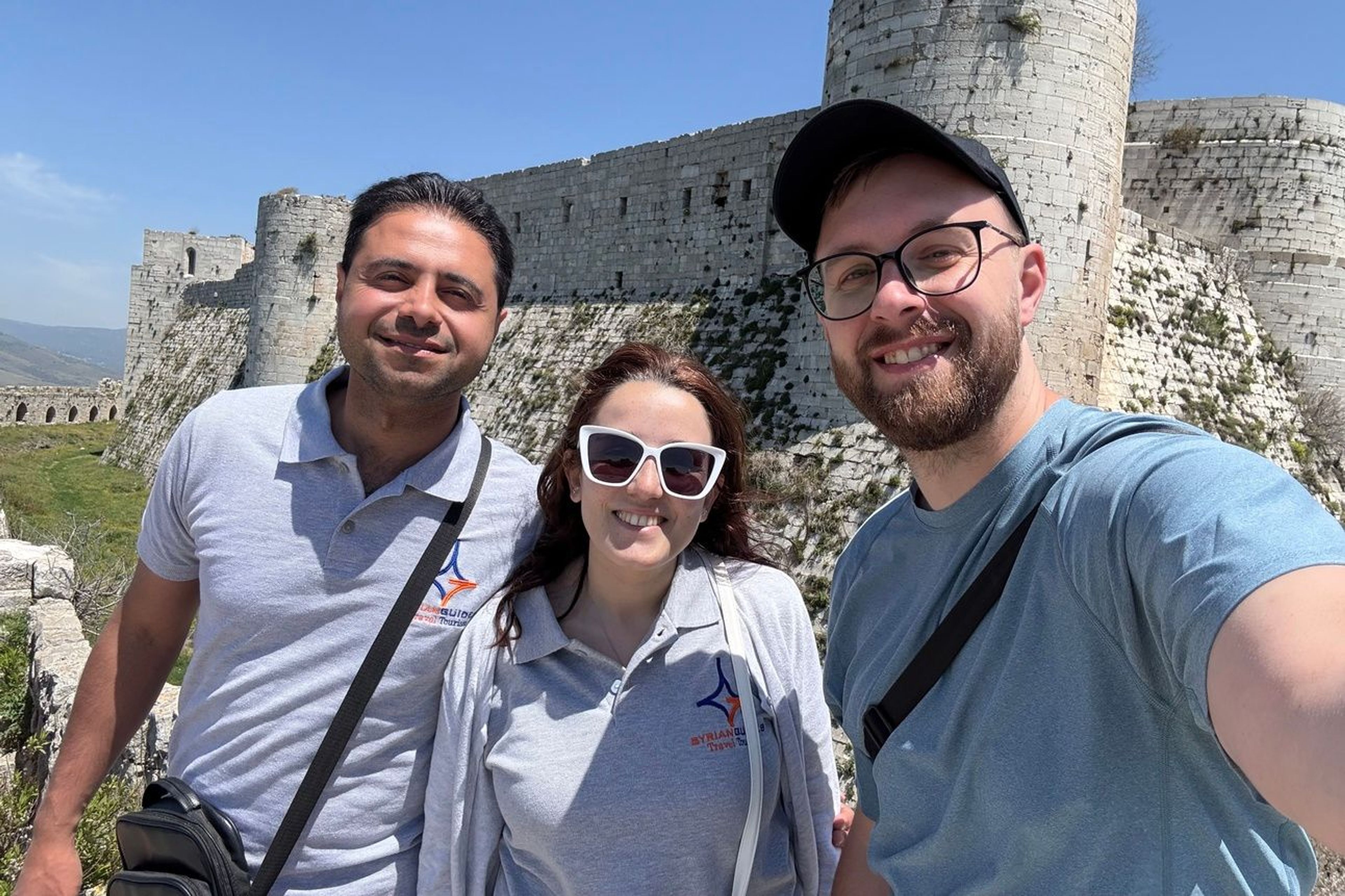 Mike with Syrian Guides