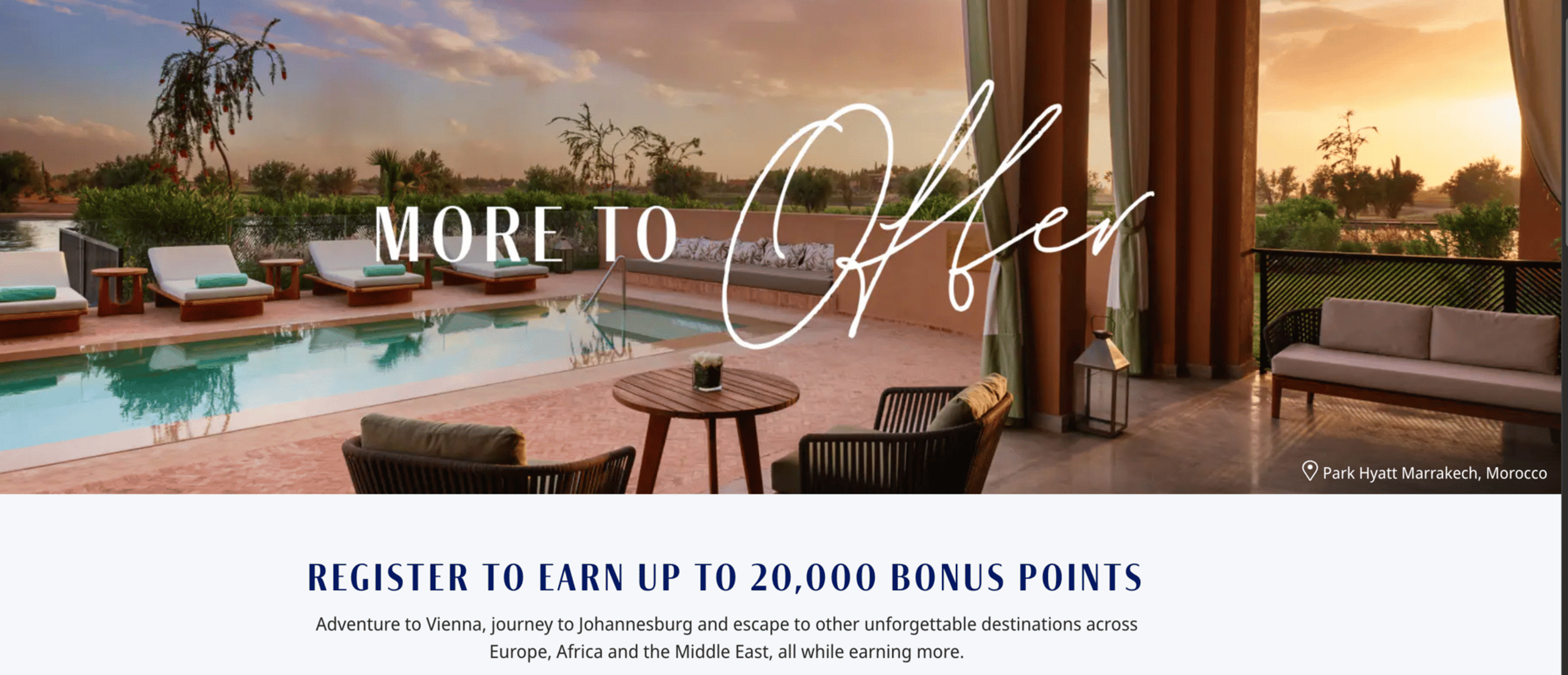 Hyatt's new 2x points promotion