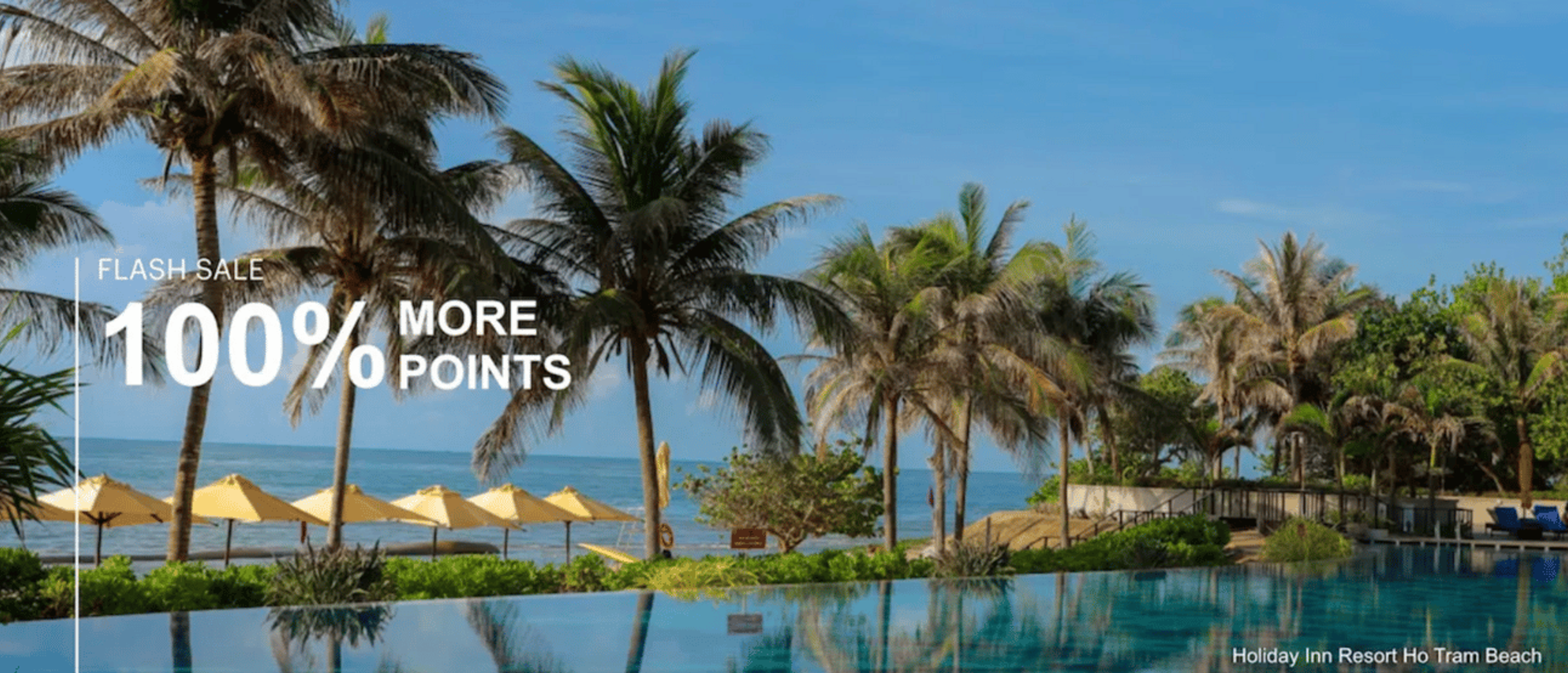Buy IHG points with a 100% bonus