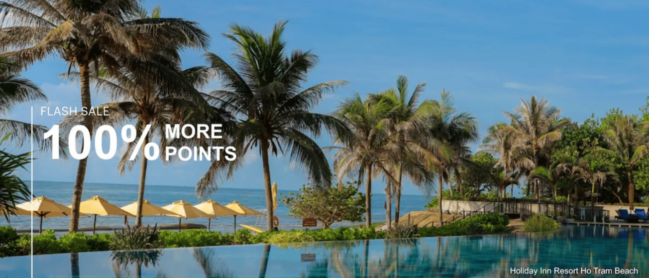 Buy IHG points with a 100% bonus