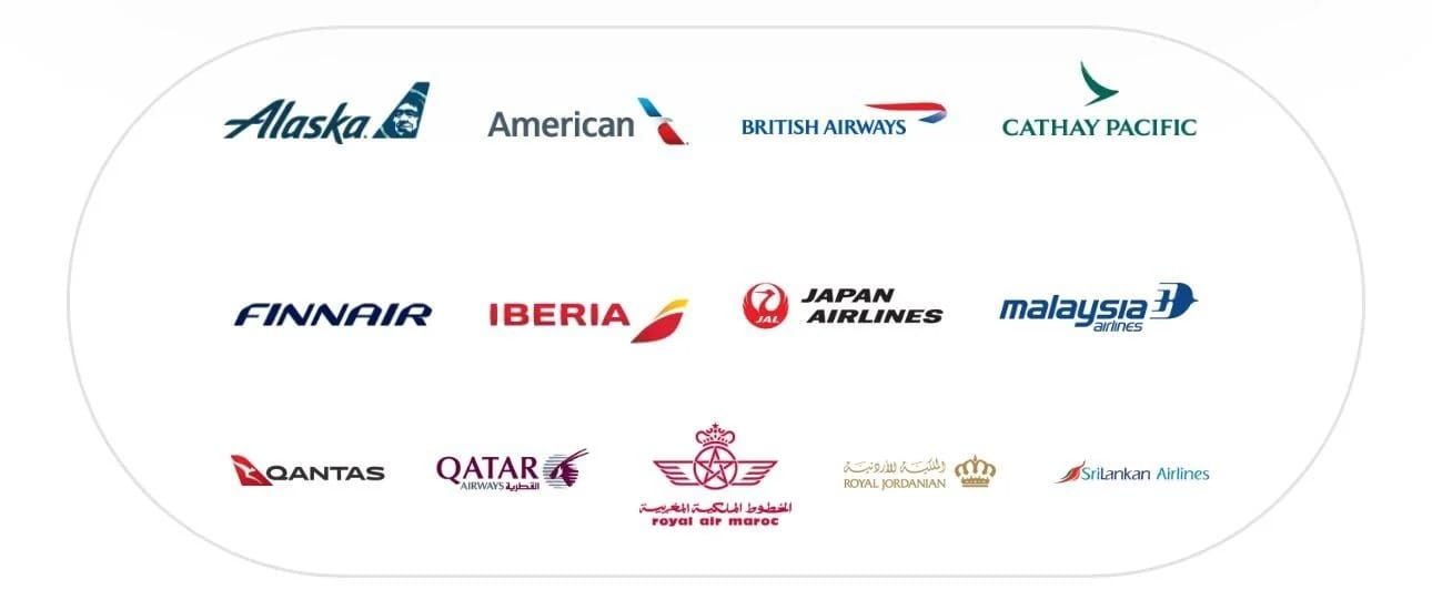 Image showing various Oneworld airline logos