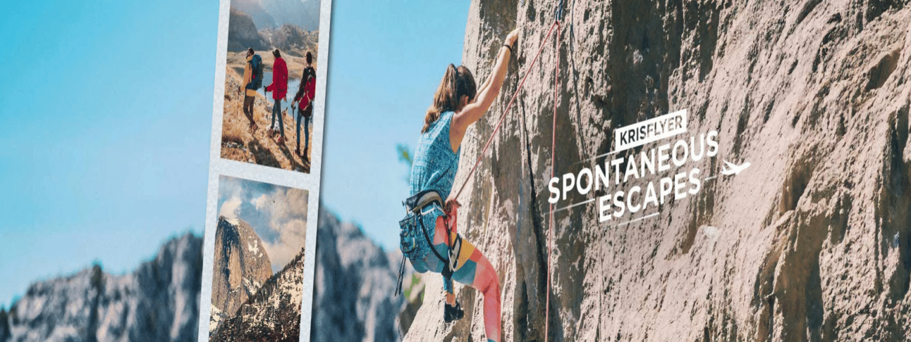 Screenshot of Singapore Escapes promo