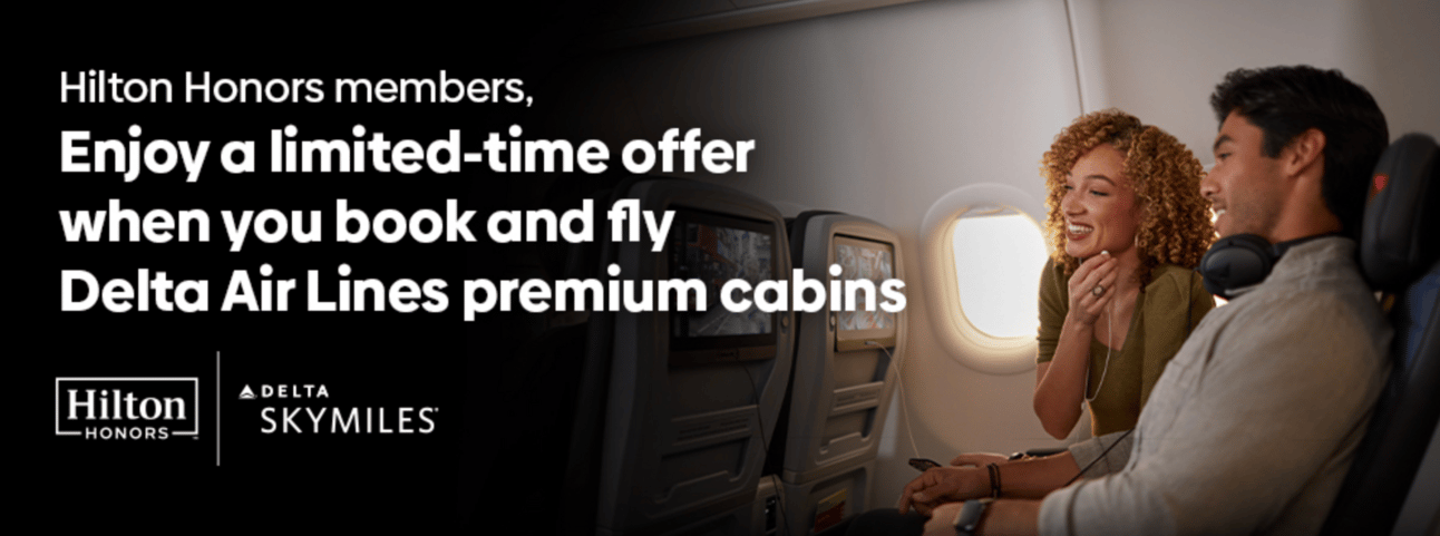 Screenshot of Delta Hilton Promo