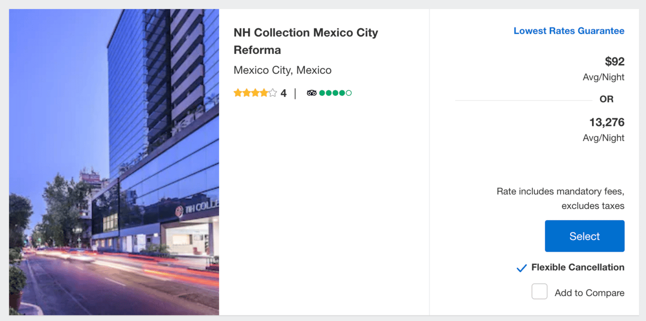 Mexico City hotel