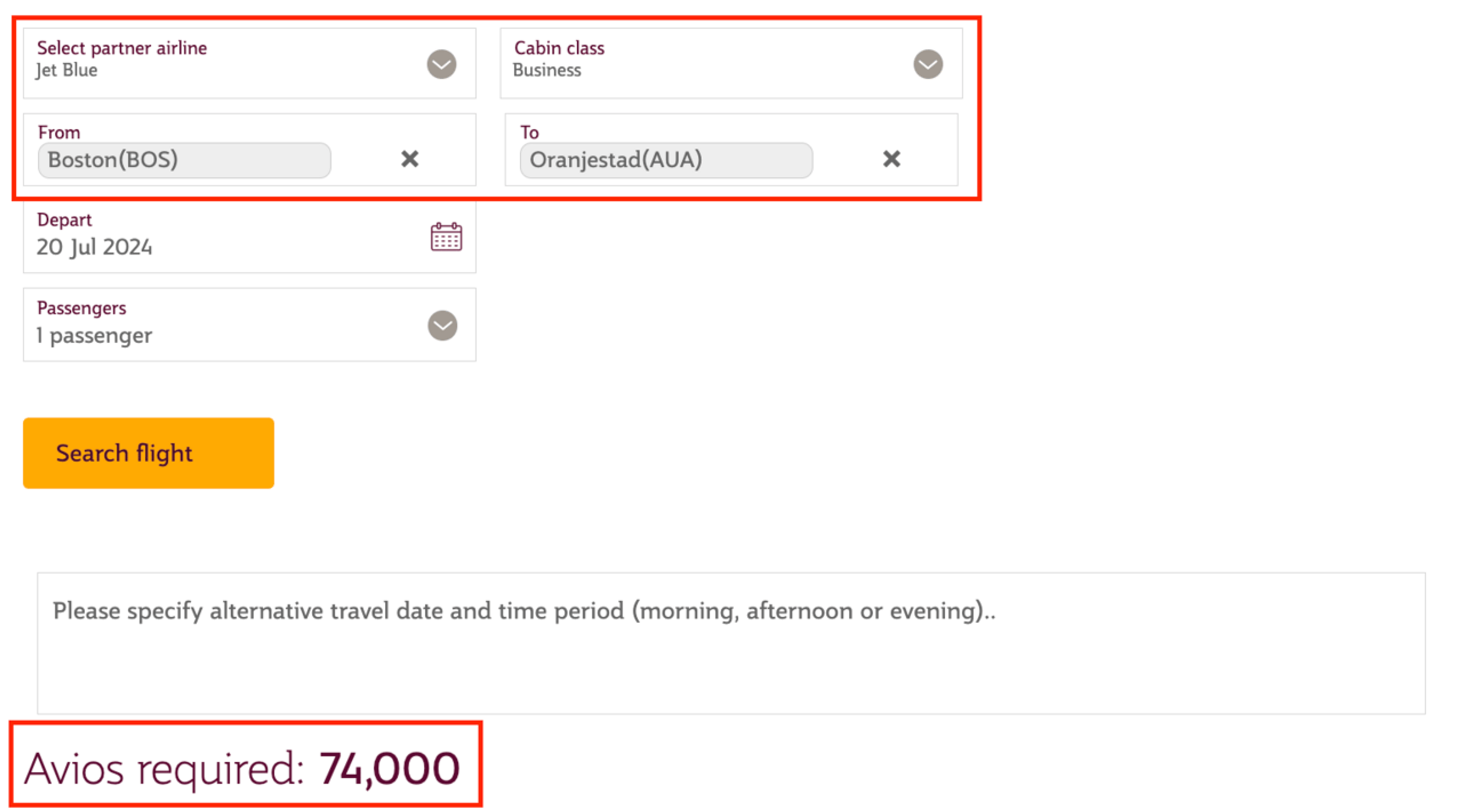 Book JetBlue Mint with Qatar for just 74,000 points