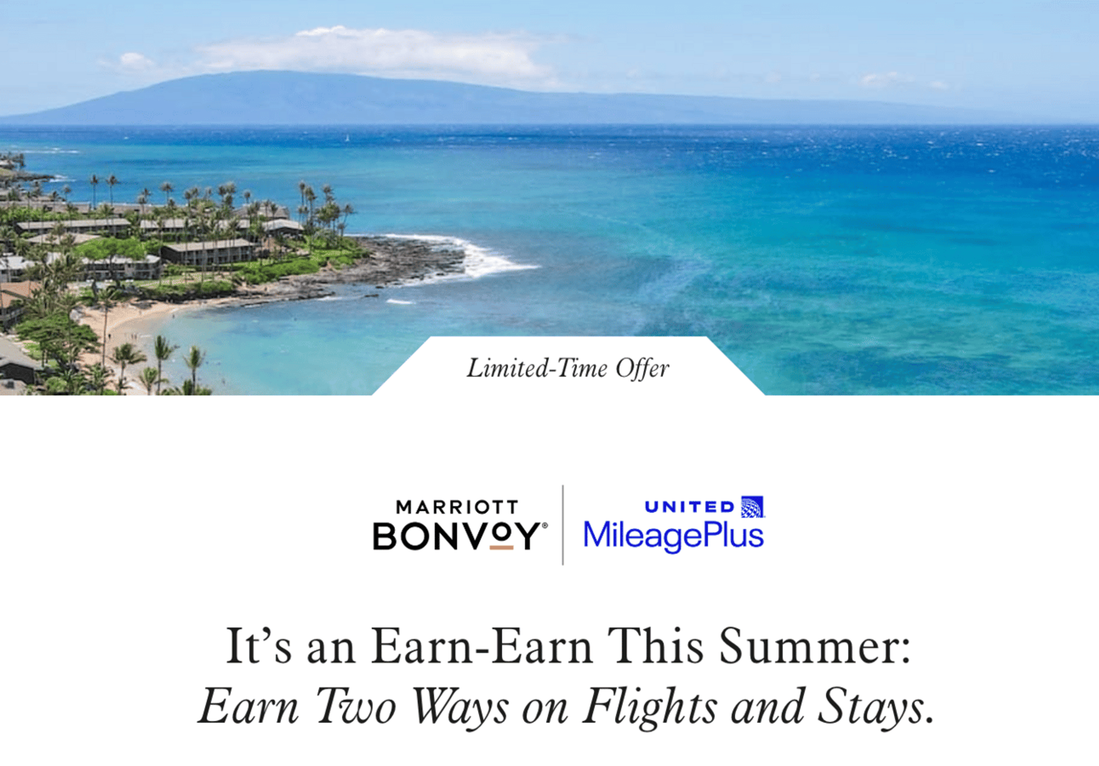 Marriott and United promotion