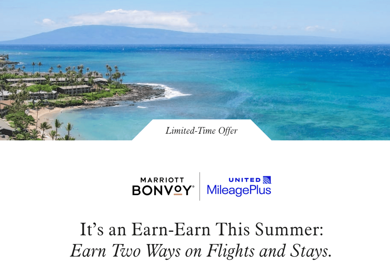 Marriott and United promotion
