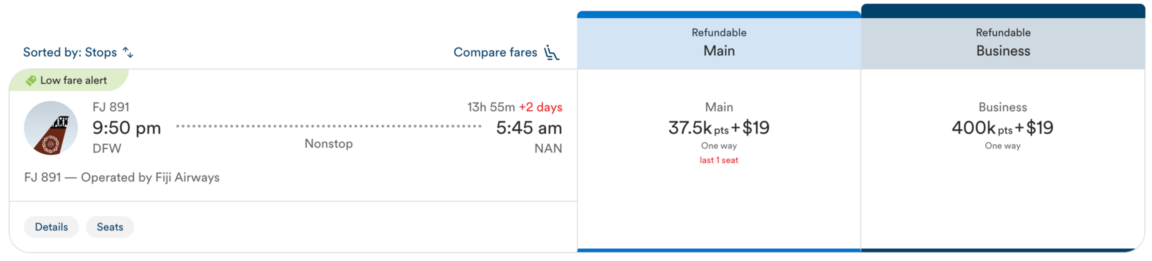 Please don’t book this flight when it’s priced this way