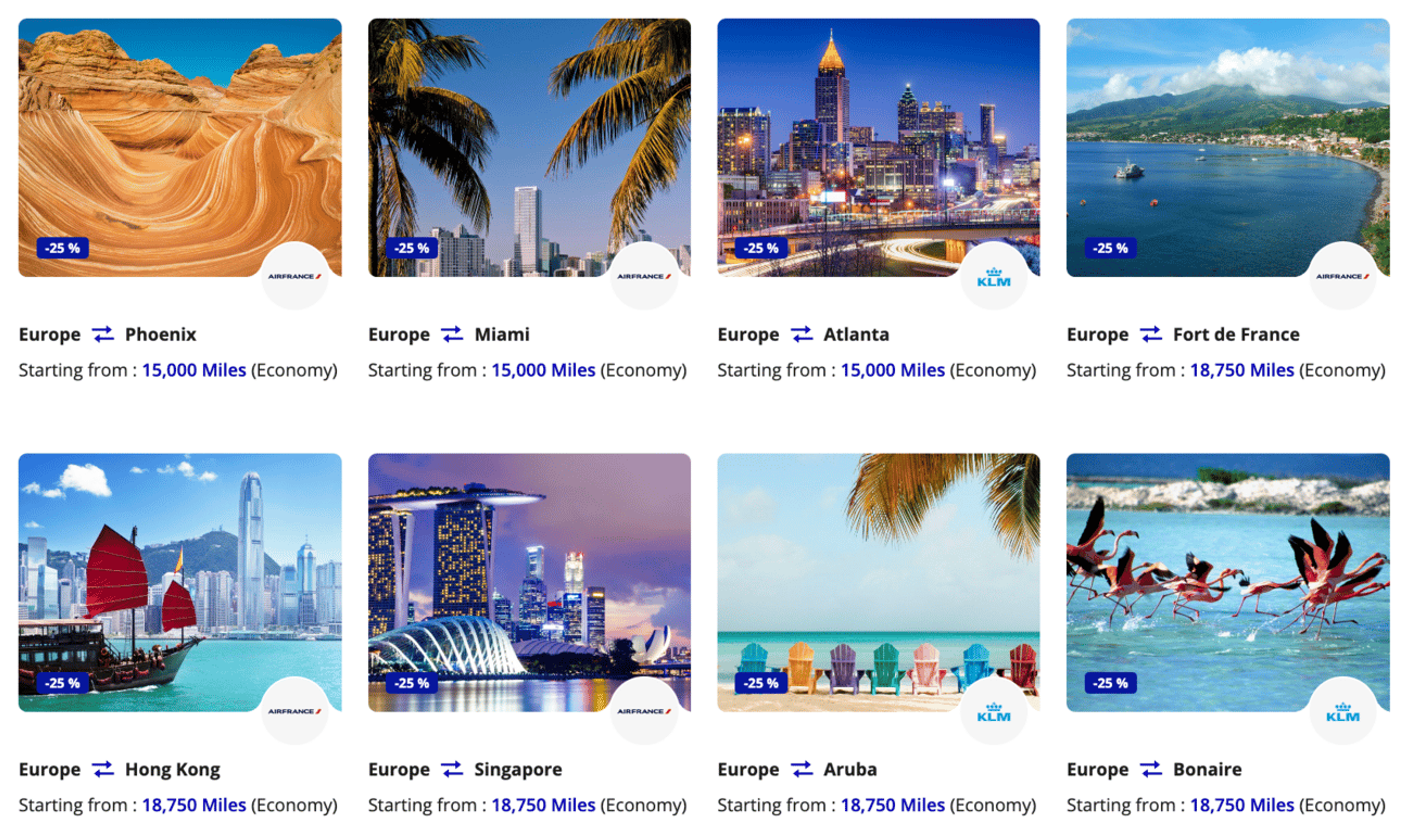 Flying Blue's Promo Rewards (January)