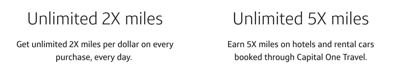 Venture Card Earning Rates