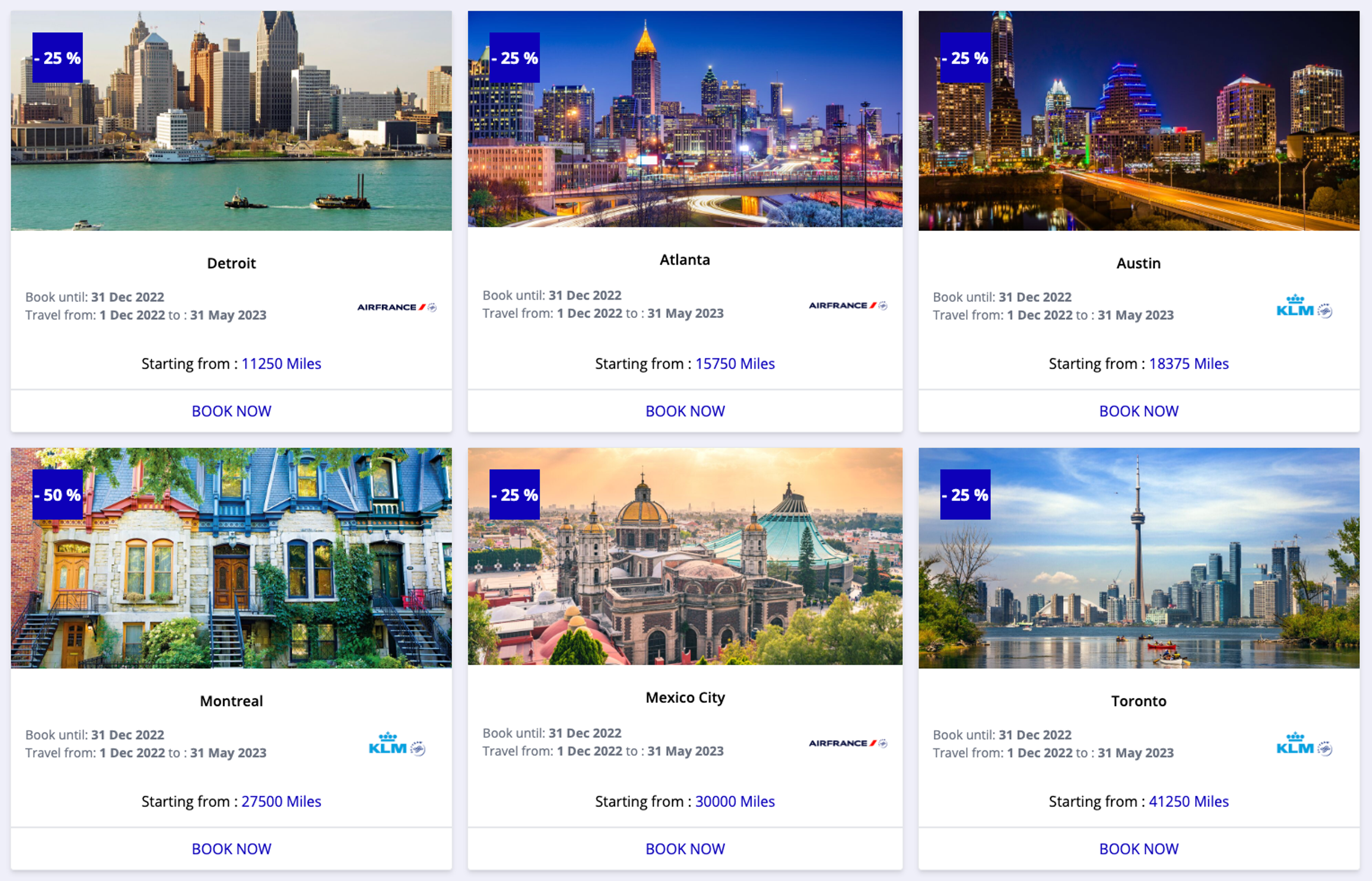 KLM Promo Rewards (December)