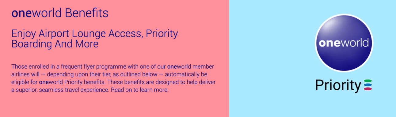 Oneworld Priority Benefits