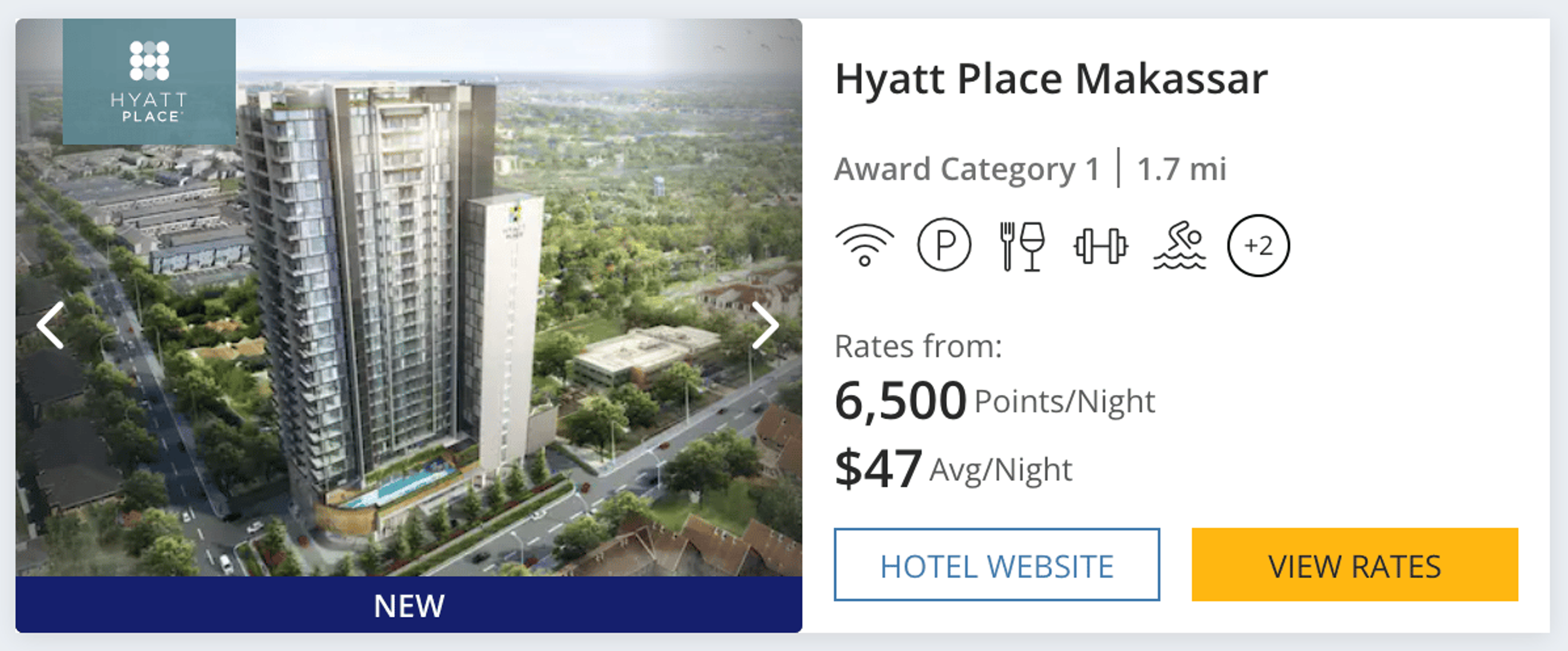 Hyatt Place Makassar for $47 per night