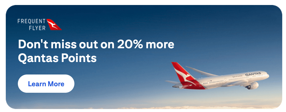 20% transfer bonus to Qantas