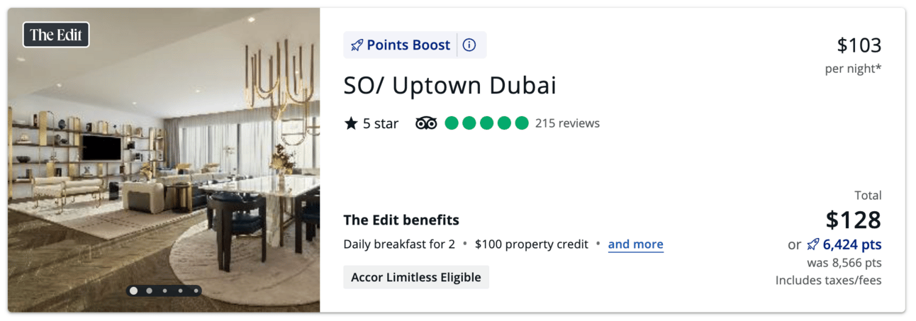 SO/Uptown Dubai (part of The Edit)