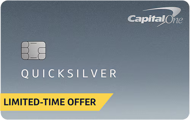 Capital One Quicksilver Student Cash Rewards Credit Card card art
