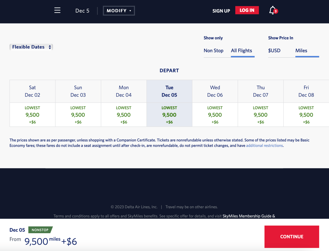 Delta award flights from Seattle to Boston