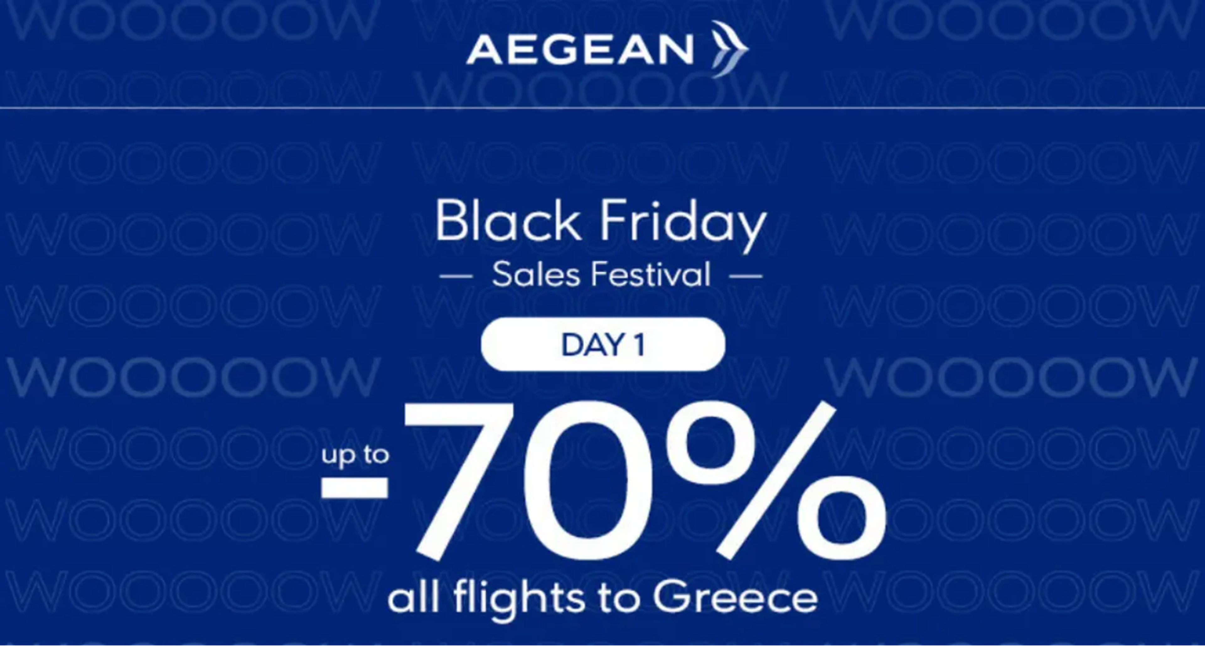 Aegean Black Friday