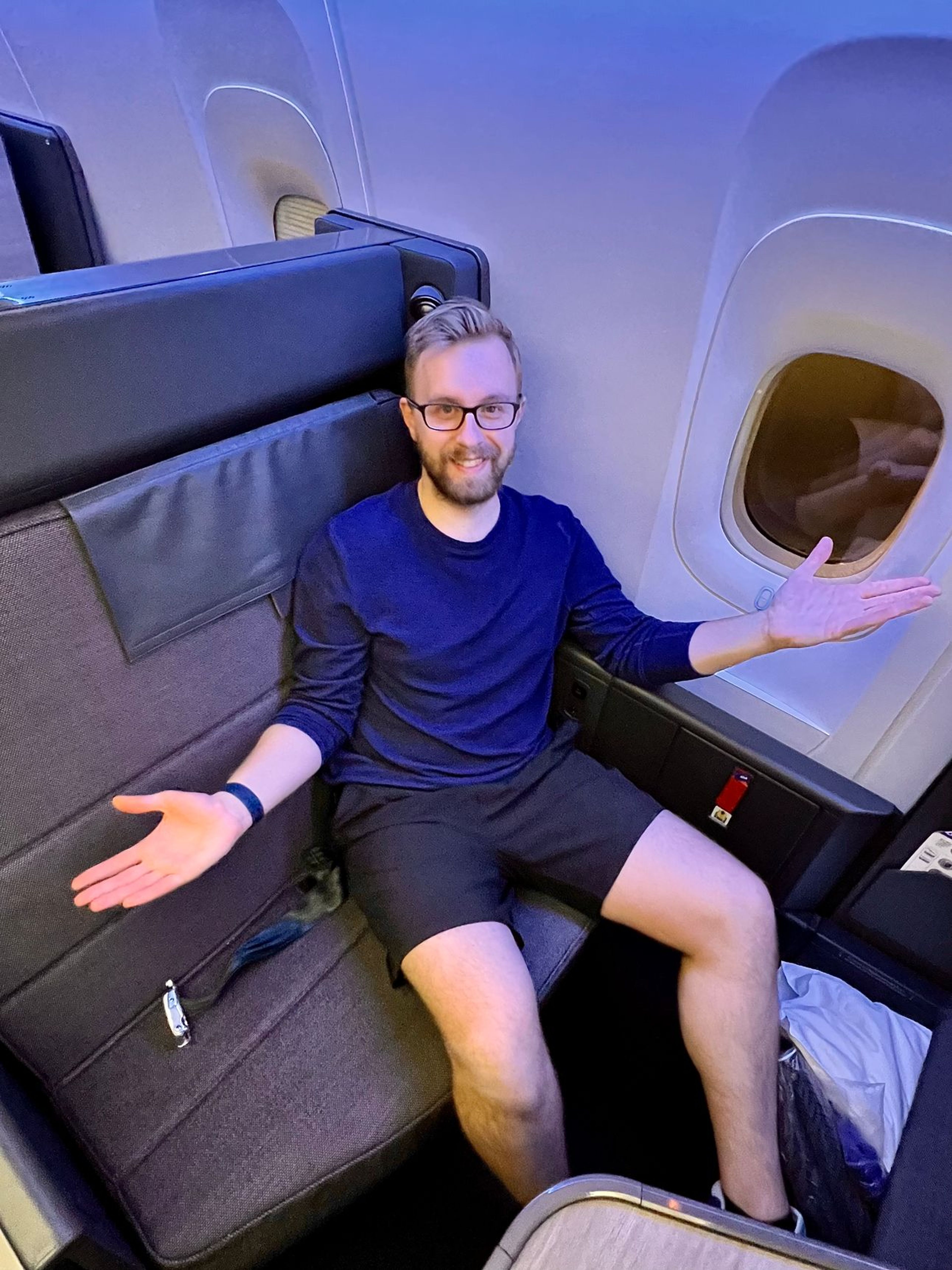 ANA “The Room” Business Class seat
