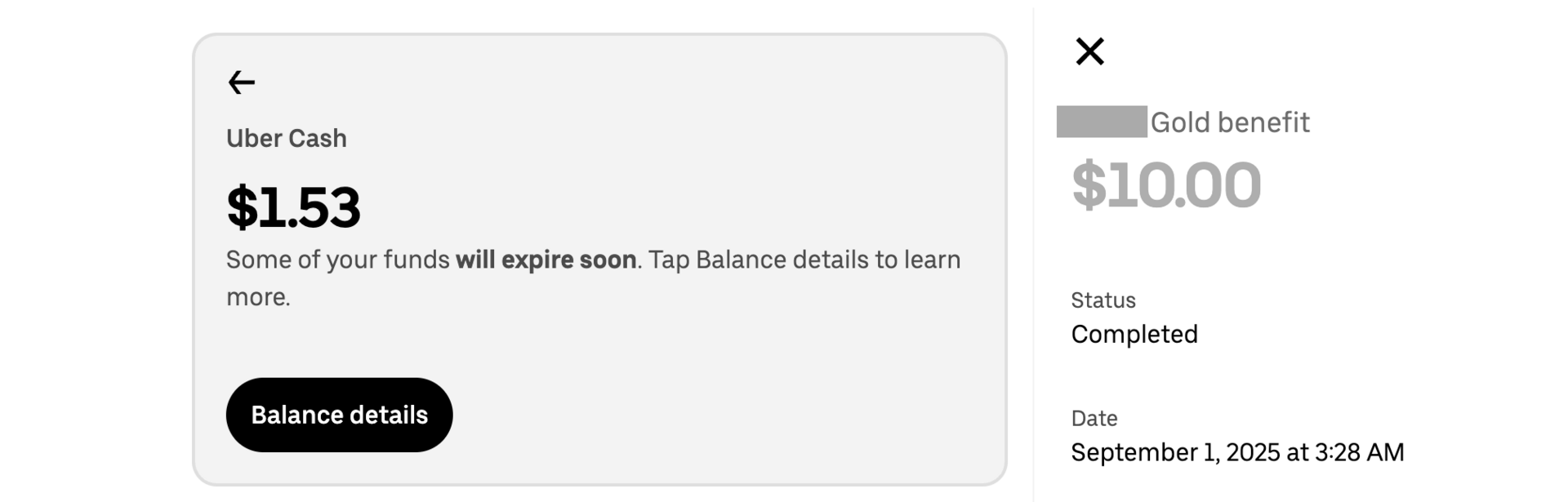 Monthly Uber Cash