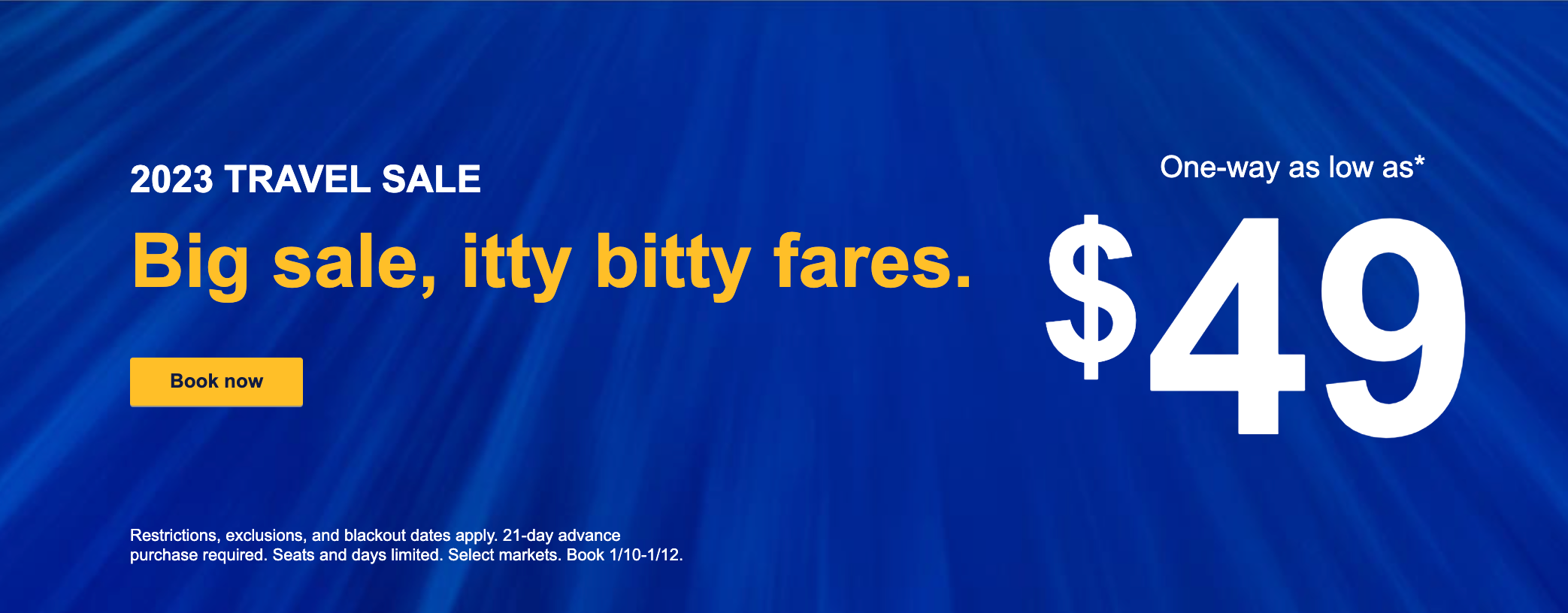 Southwest sale