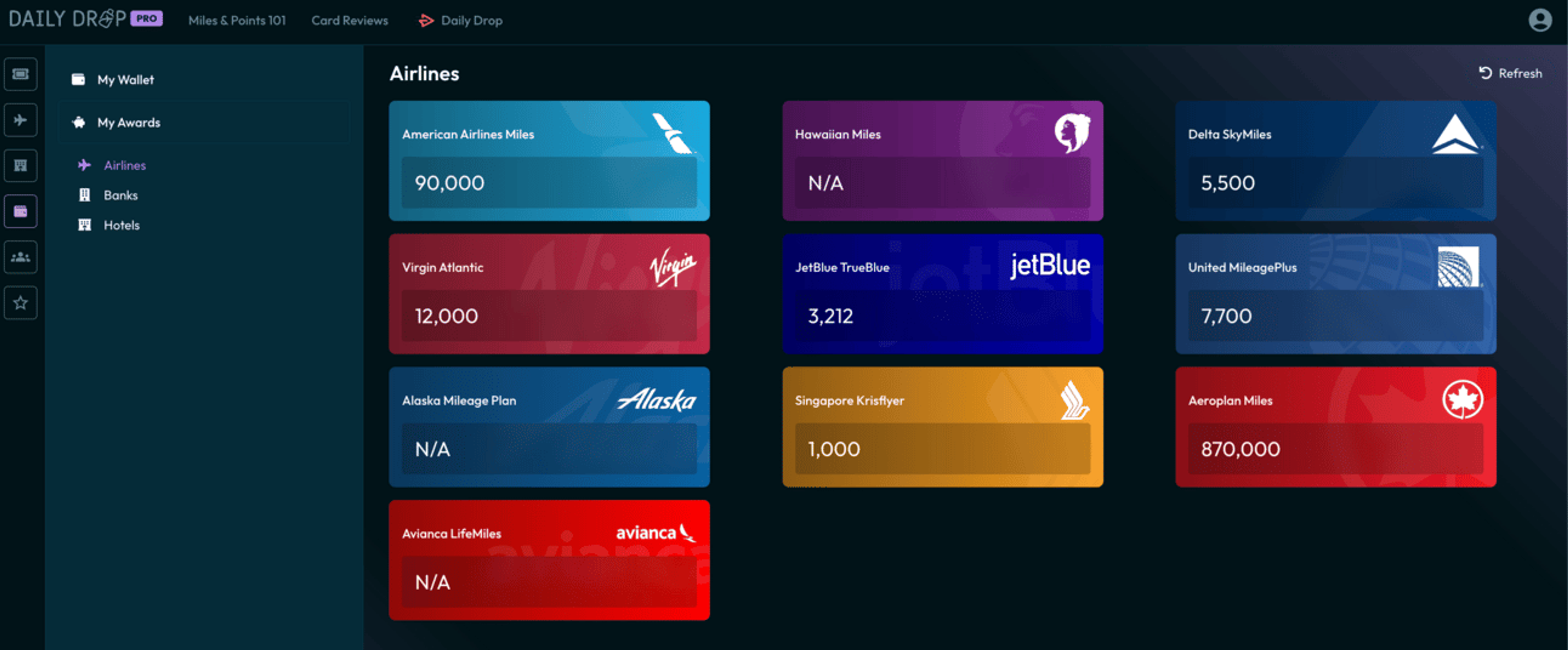 Daily Drop Pro wallet