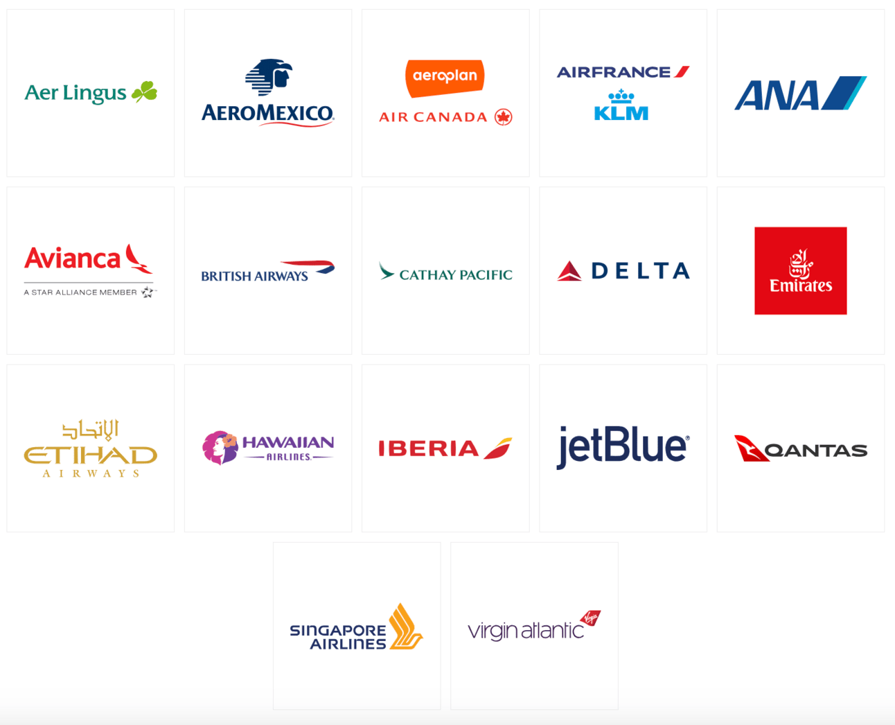 Transfer partners from MR Points