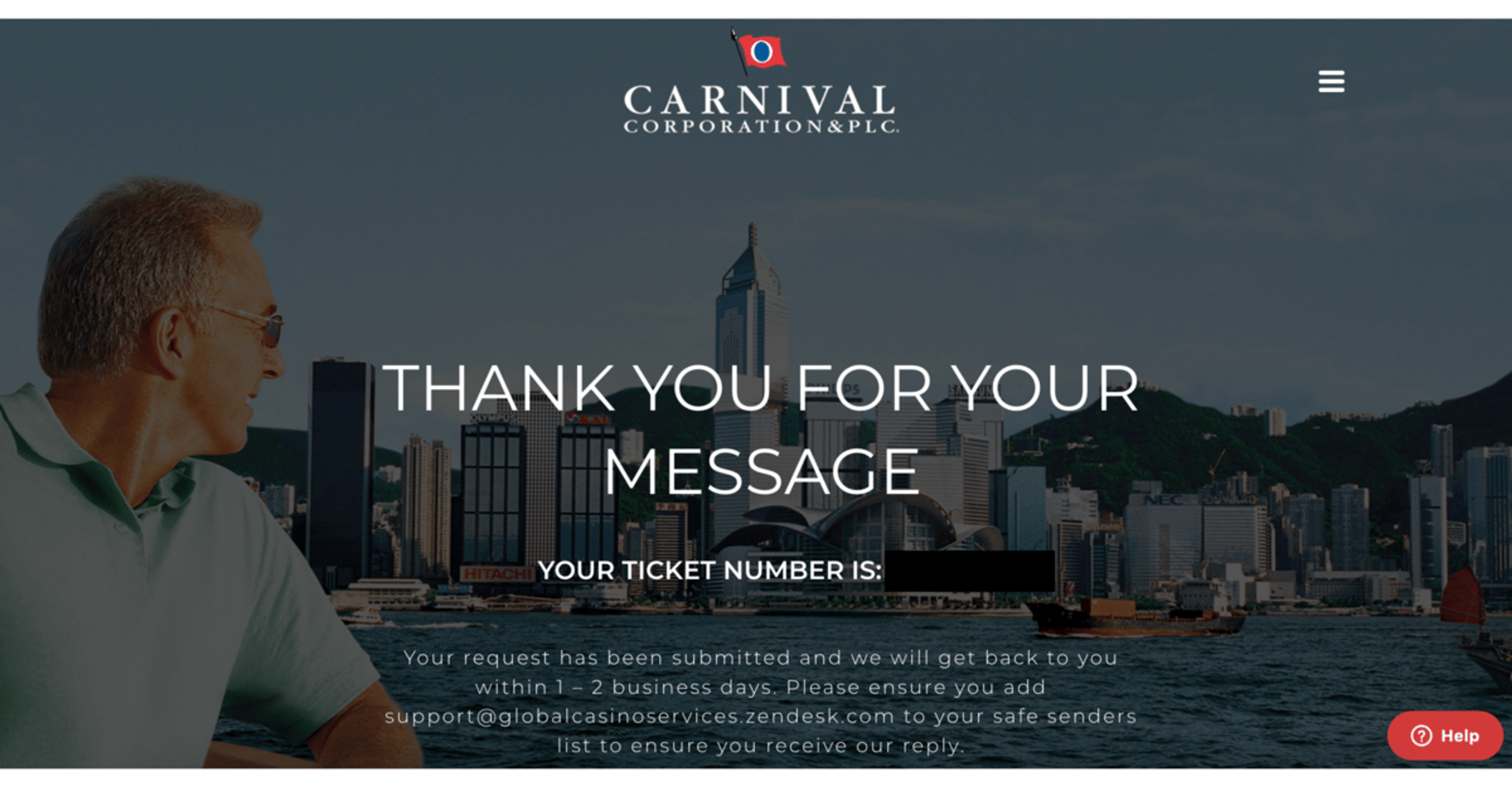 Carnival owns Holland America Cruises, hence their logo at the top.