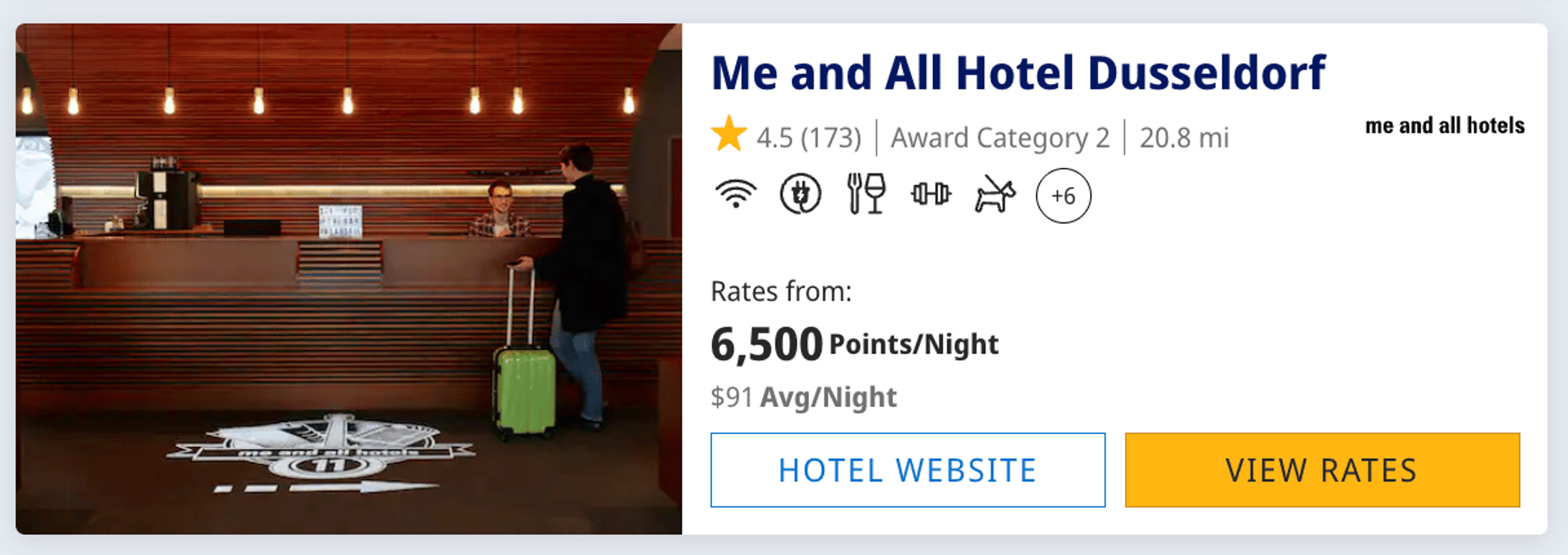 Me and All hotel Dusseldorf