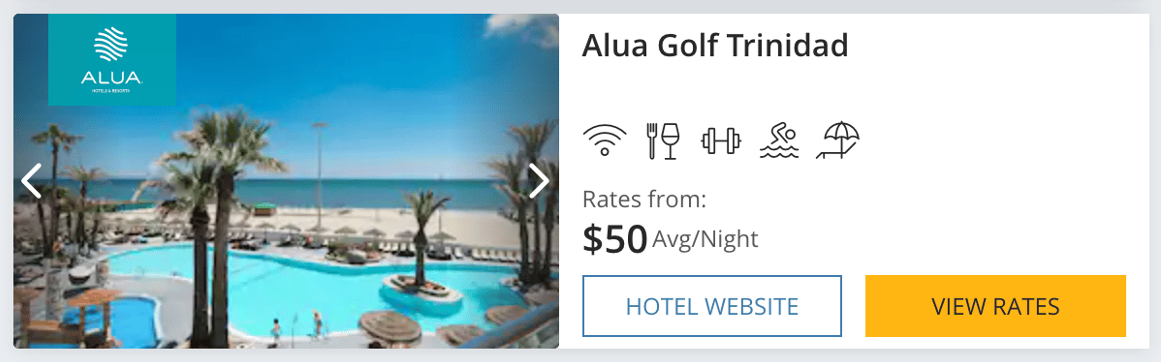 This hotel is actually in Spain, not Trinidad…