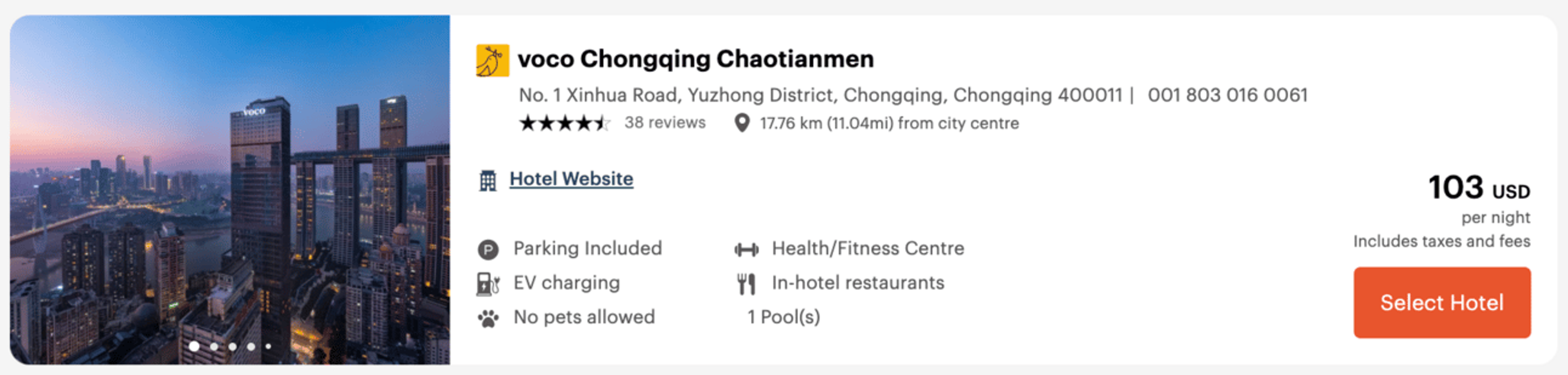 Voco Hotel Chongqing