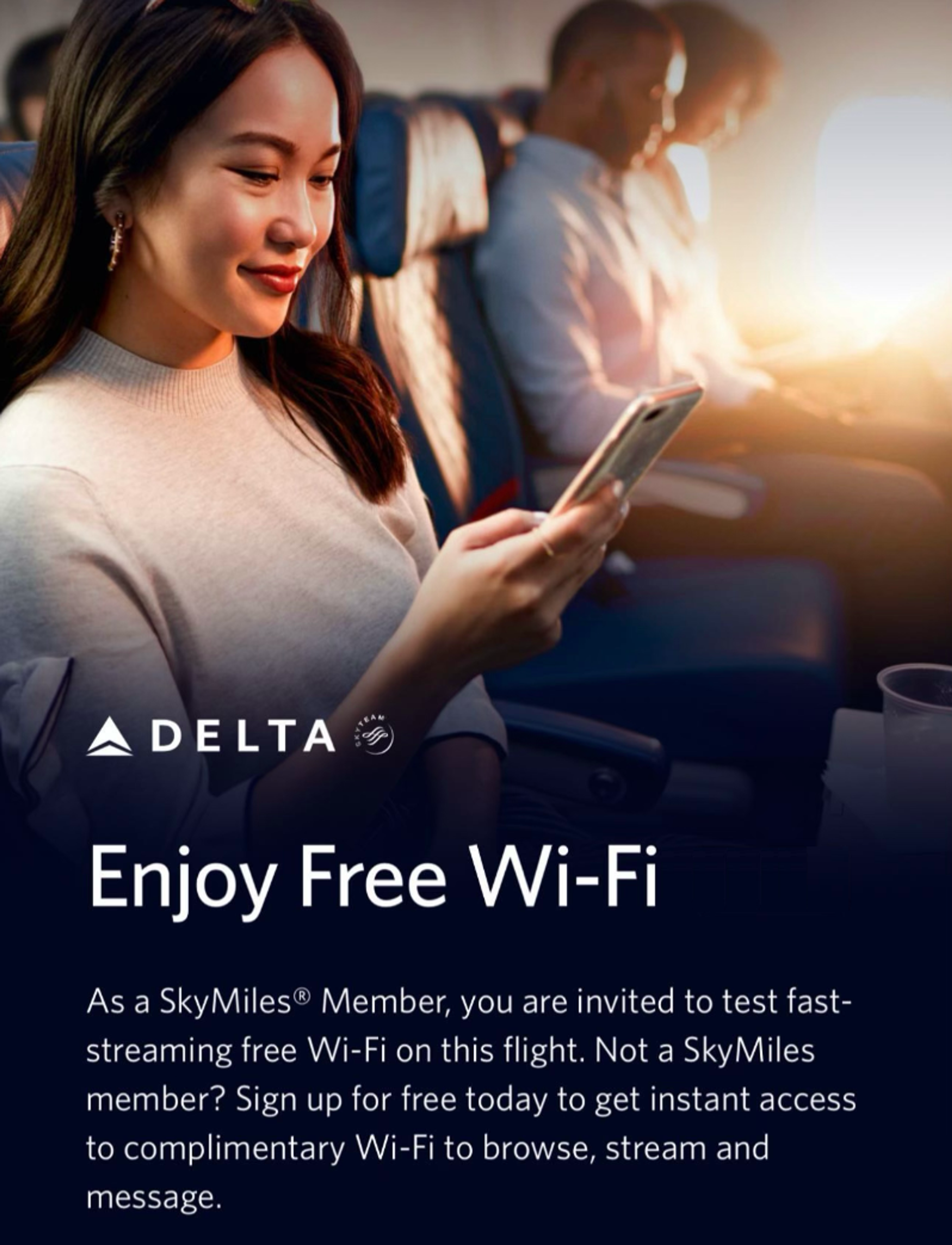 Delta in-flight wifi