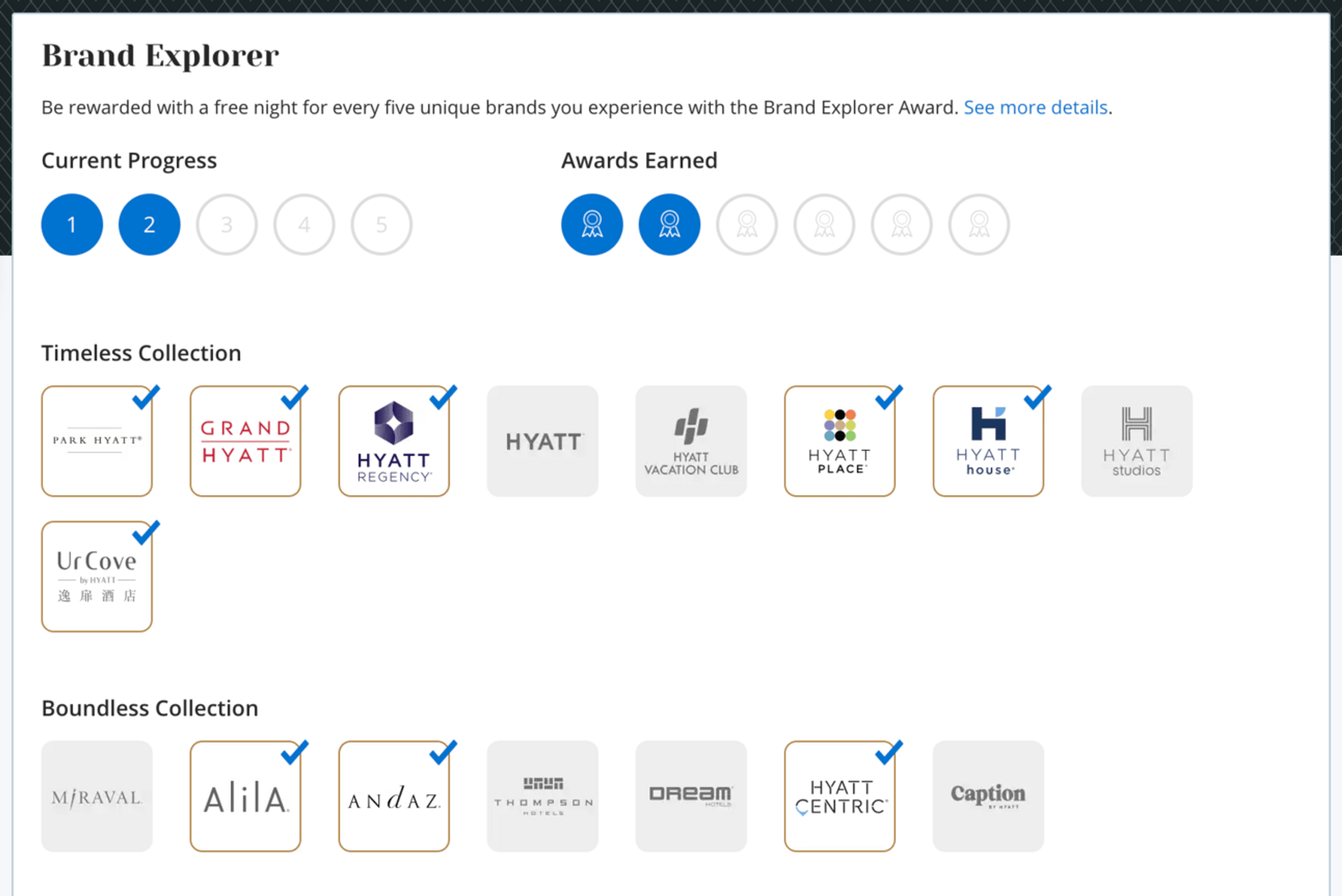 Hyatt's Brand Explorer promotion