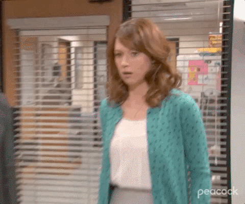 A gif of a character saying "oh no"