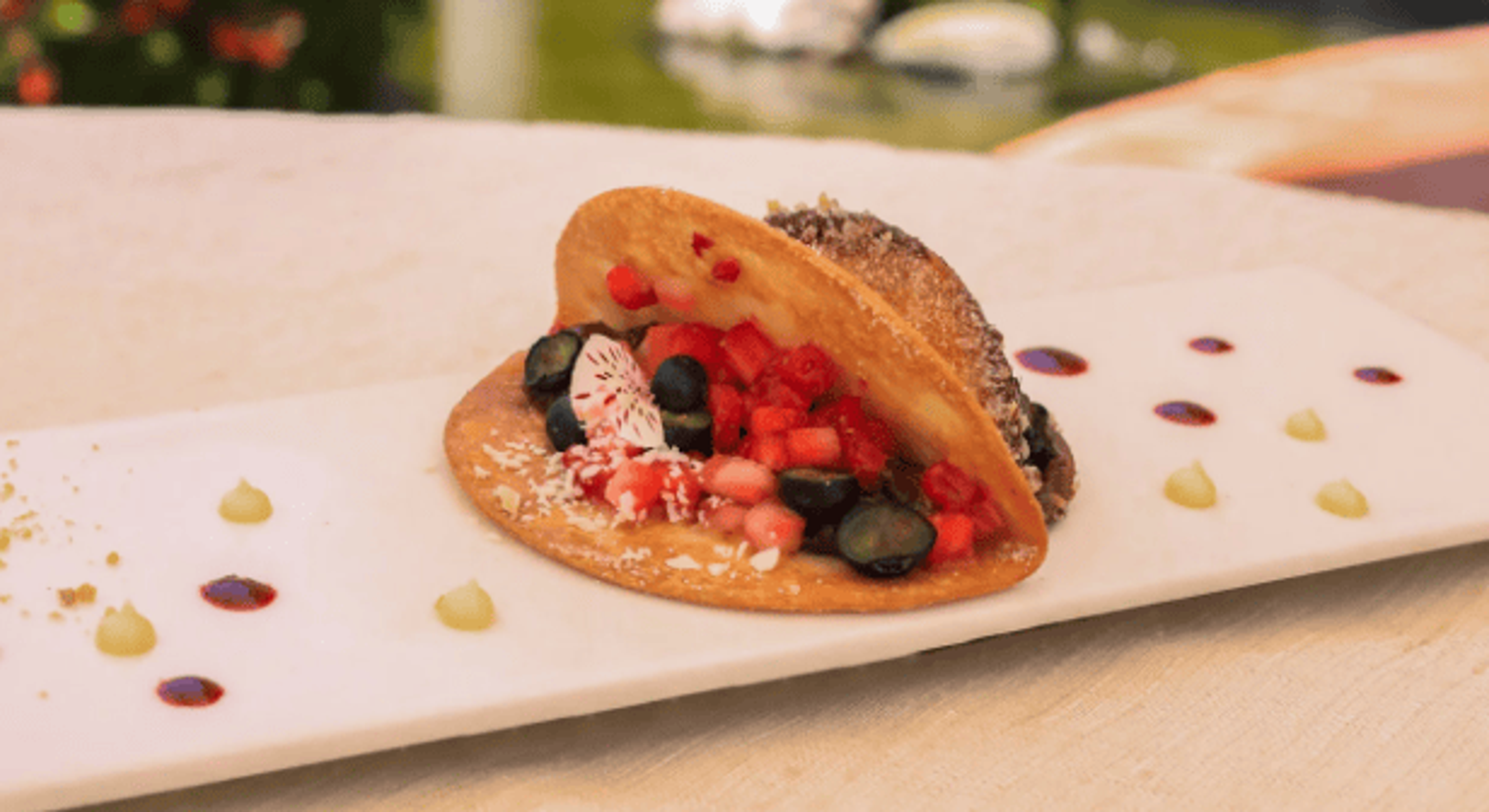 Courtesy of Casa Velas, and yes, that is a pretty taco.