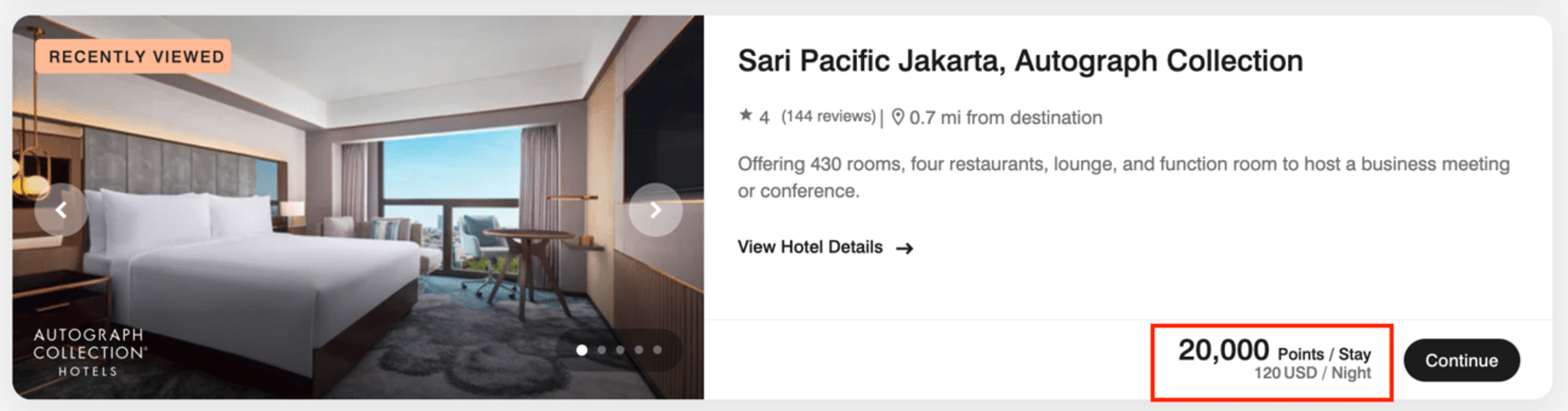 Sari Pacific, a Marriott hotel in Jakarta
