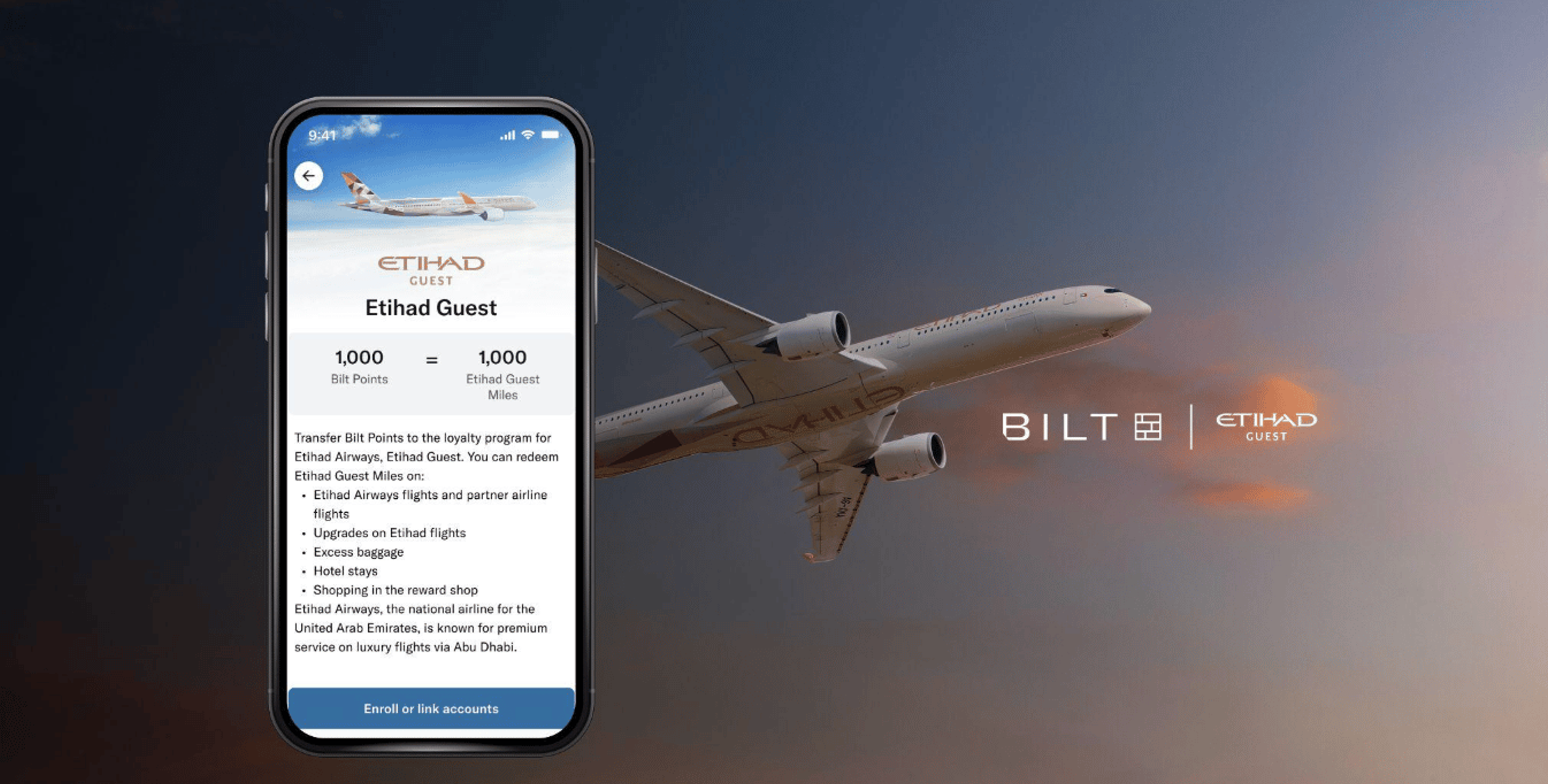 Bilt adds Etihad as a transfer partner
