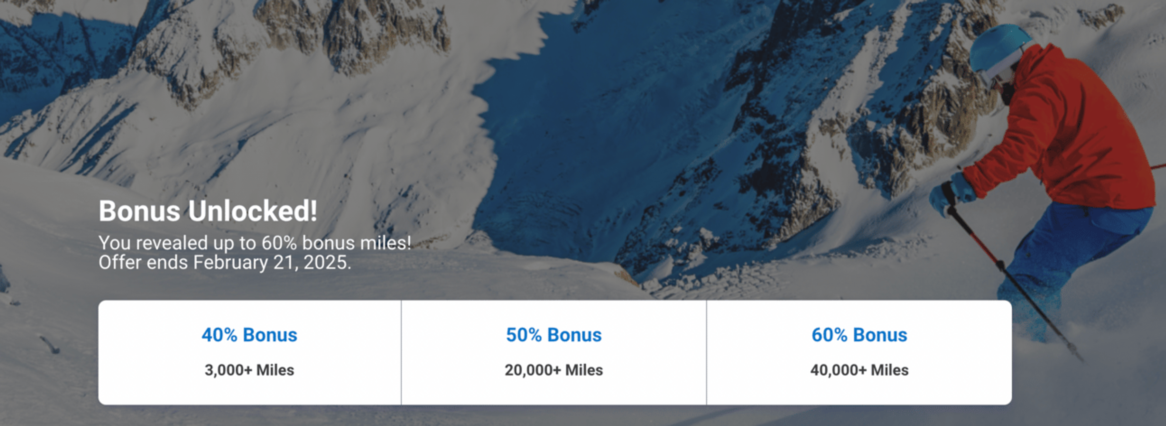 Buy Alaska Miles with a 60% bonus