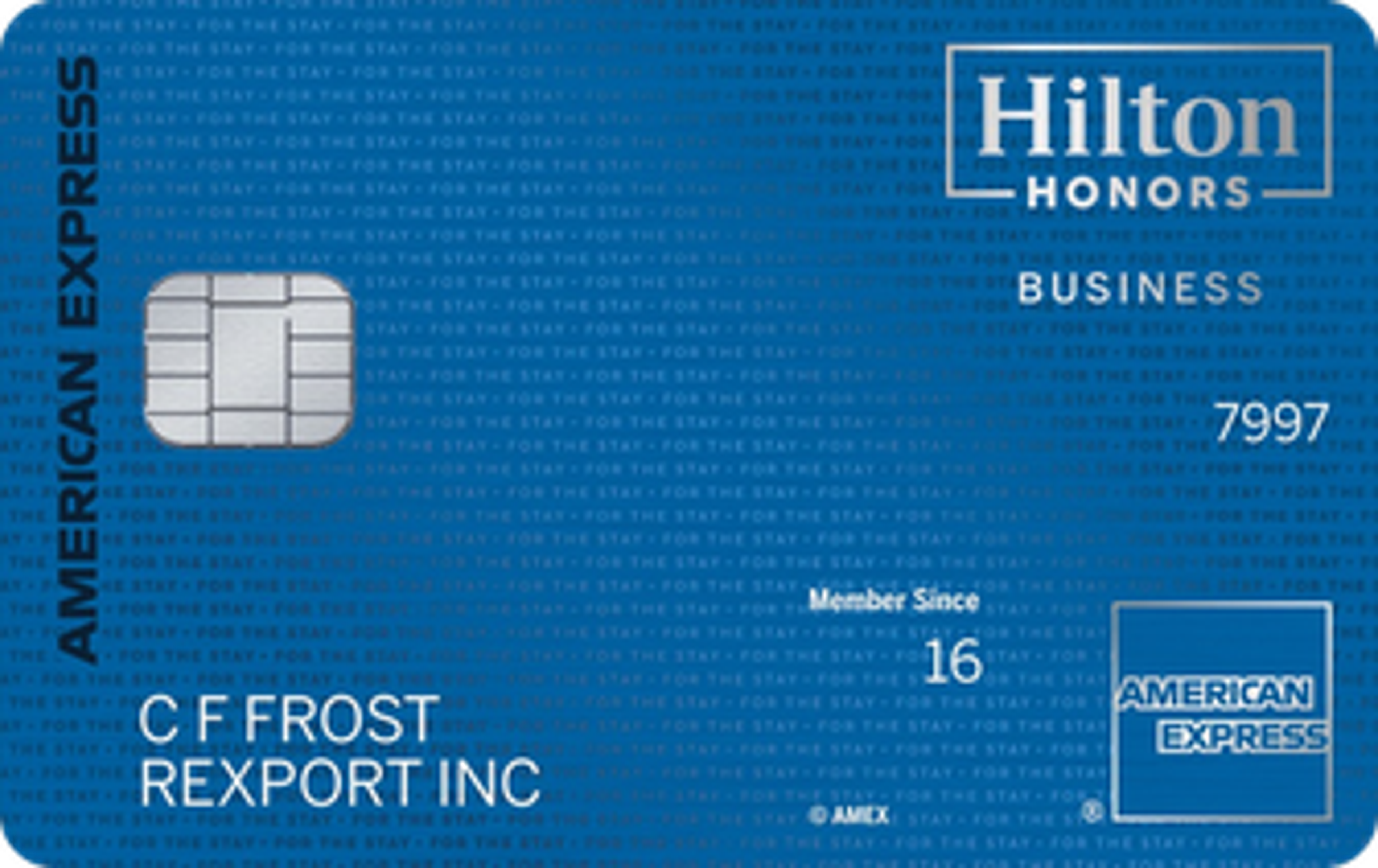 The Hilton Honors American Express Business Card card art