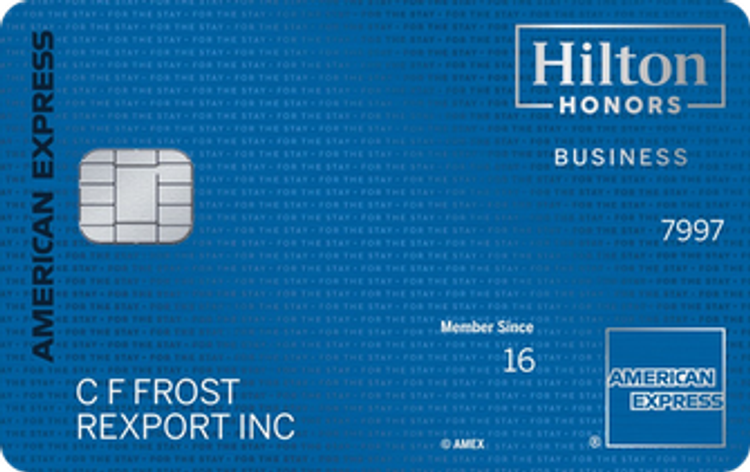 The Hilton Honors American Express Business Card card art