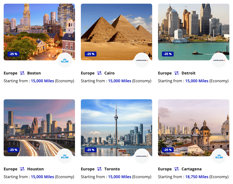 Flying Blue Promo Rewards