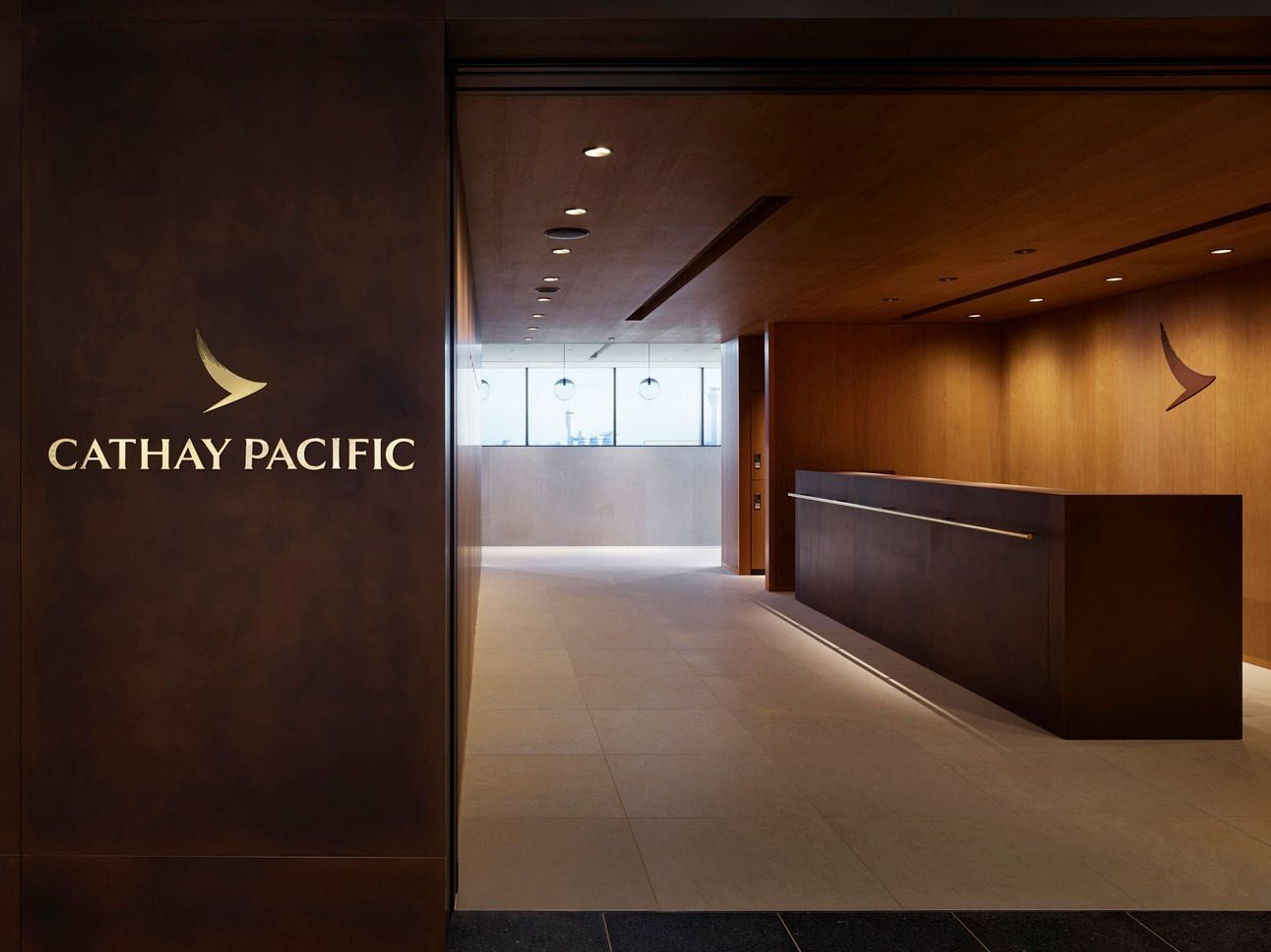 Cathay Pacific First-class lounge