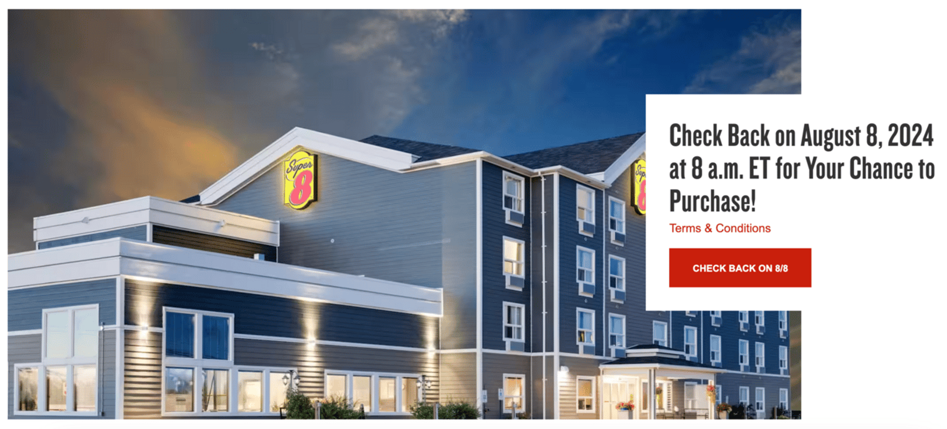 Wyndham's Super 8 hotel deal