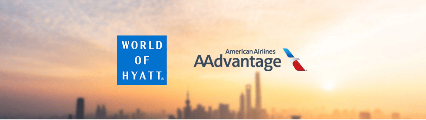 AA and Hyatt promo landing page