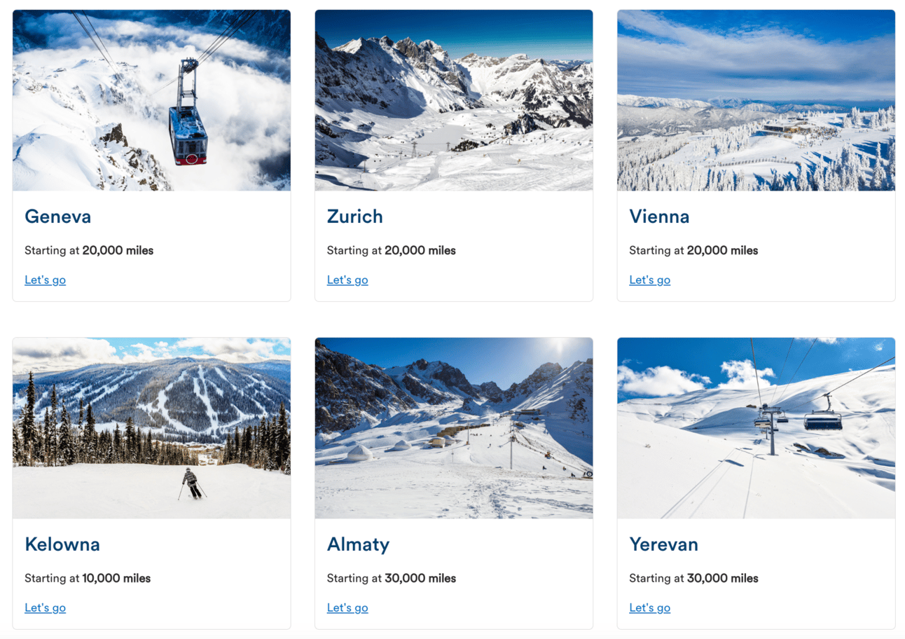Examples of cities eligible for the Alaska promo