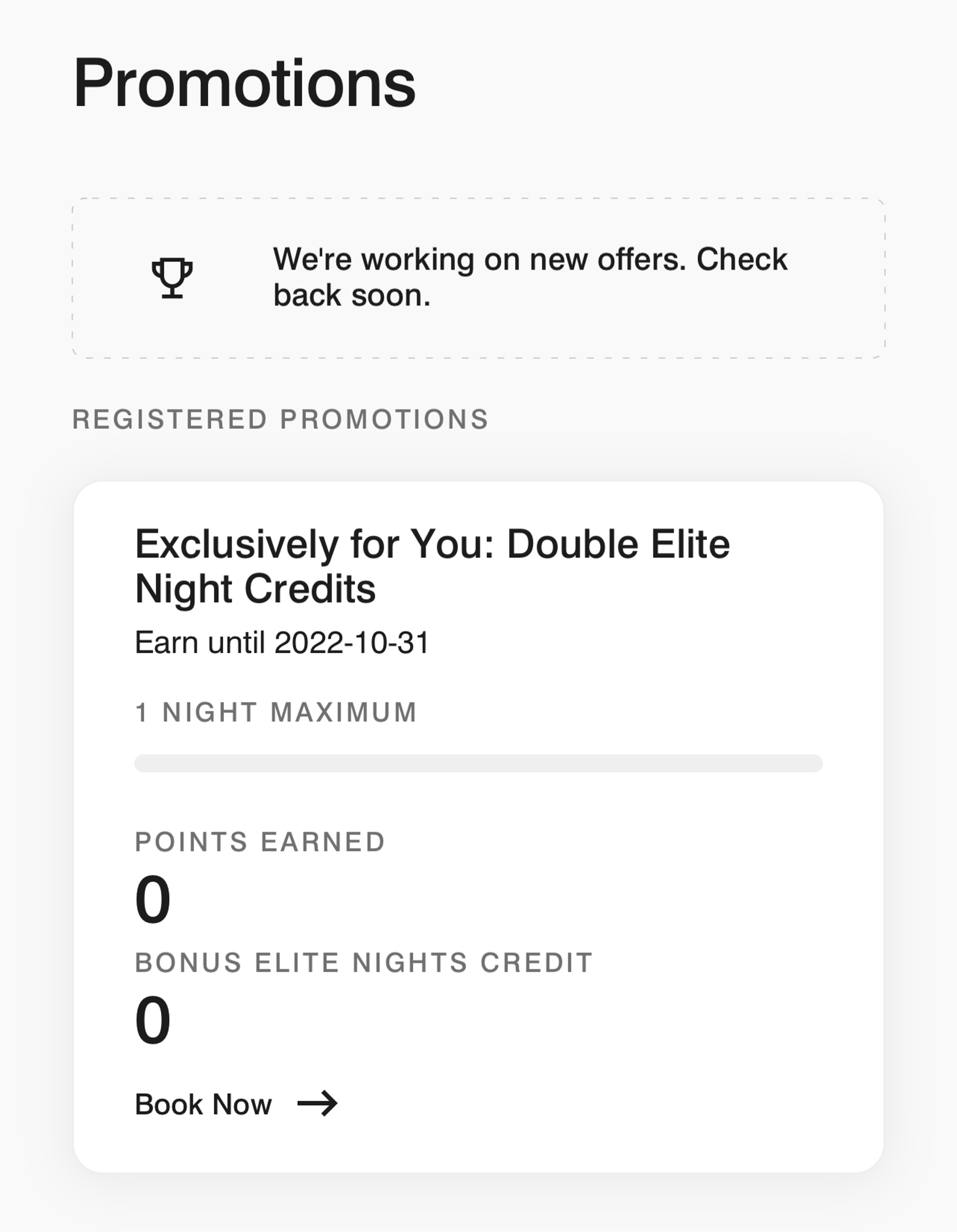 Marriott promo