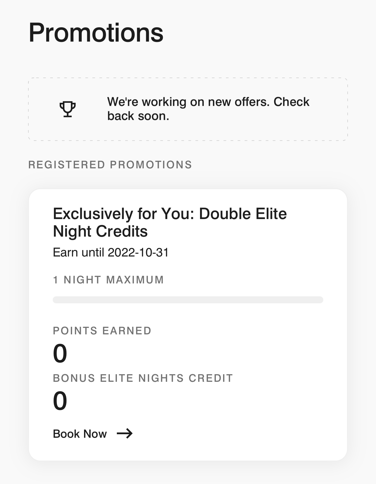 Marriott promo