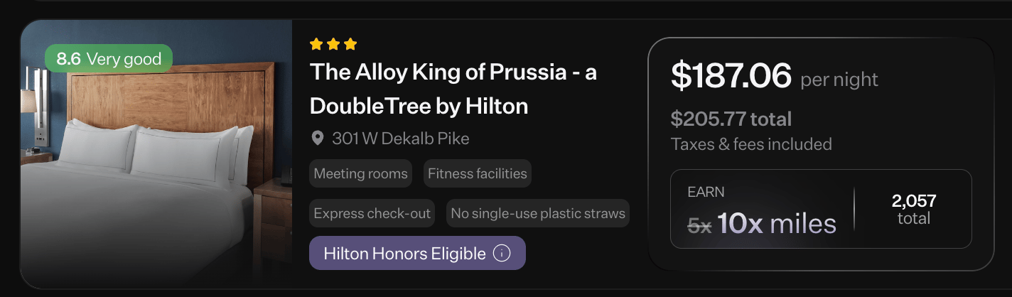 Hilton property in Philly