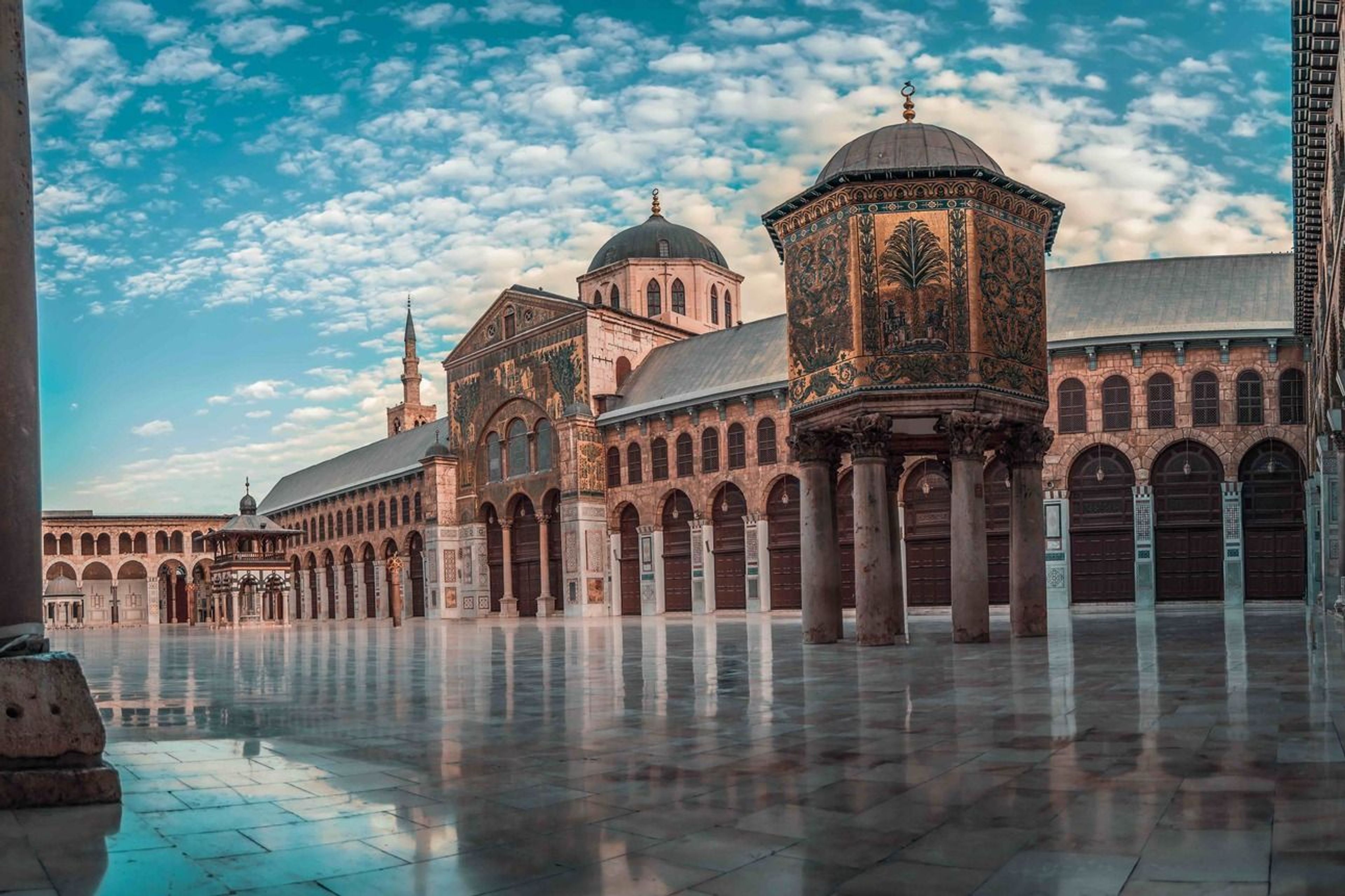 Photo of a church in Syria